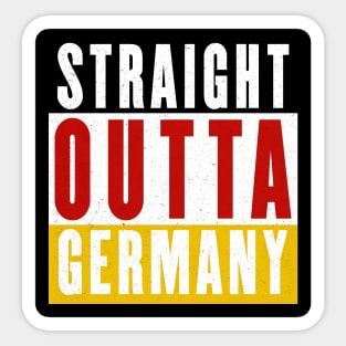 Germany fan euro 2024 Sticker